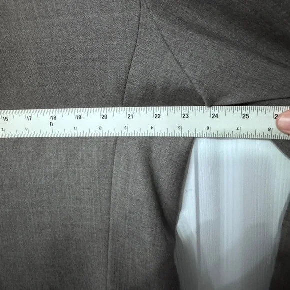 Nino Fenzi Men's Blazer 44S Gray Lanificio di Schio Merino Wool Sport Coat Italy